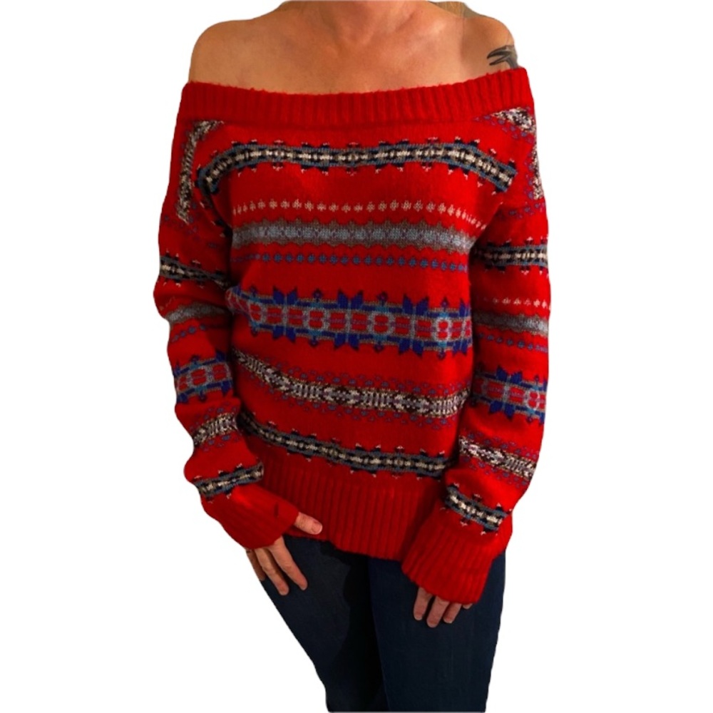 American Eagle Fair Isle wool blend size M